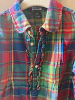 Ralph Lauren Ruitjesblouse Meisje, Kinderen en Baby's, Kinderkleding | Maat 122, Ophalen of Verzenden, Zo goed als nieuw, Meisje