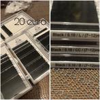 Wimper Extensions Set + Toebehoren, Ogen, Zwart, Nieuw, Ophalen of Verzenden