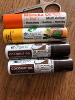 4 Nieuwe Dr.Organic /Vegan Lippenbalsem Stiften, Ophalen of Verzenden, Nieuw, Lipbalsem