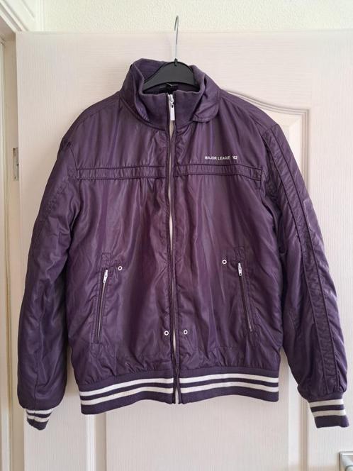 Leuk paarse kinderjas / jack meisjes jongens jack maat 170, Kinderen en Baby's, Kinderkleding | Maat 170, Gebruikt, Jongen of Meisje