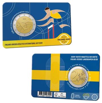 2 Euro Finland 2025 - Atletiek - BU Coincard Fins of Engels beschikbaar voor biedingen