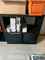 Ikea kallax kast - zwart - gebruikt - gratis, Ophalen, Gebruikt, 25 tot 50 cm