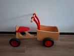 Houten bakfietsje, Kinderen en Baby's, Speelgoed | Buiten | Voertuigen en Loopfietsen, Ophalen, Gebruikt, Loopfiets