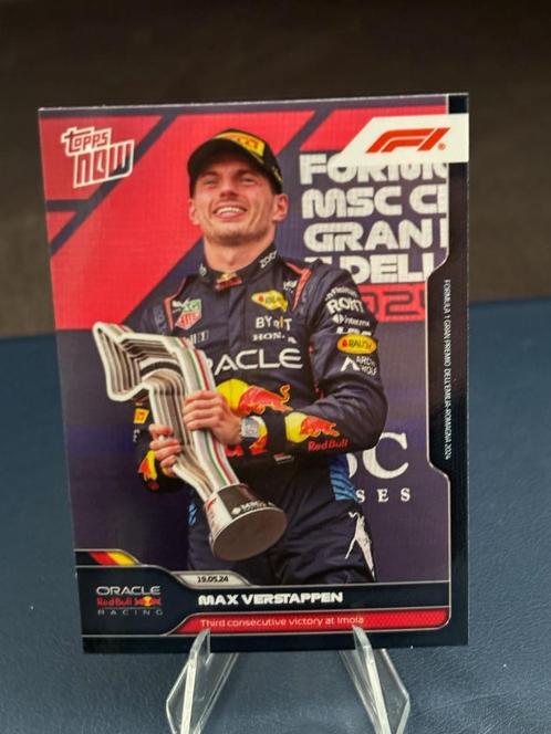 Max Verstappen 3rd consecutive win in Imola - Topps Now F1, Hobby en Vrije tijd, Stickers en Plaatjes, Nieuw, Plaatje, Ophalen of Verzenden