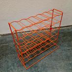 vintage wijnrek flessenrek retro oranje rek Tomado, Ophalen of Verzenden, Huis en Inrichting