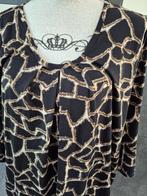 Magna travelstof pak bruintinten maat 44/46, Kleding | Dames, Kostuum of Pak, Bruin, Maat 46/48 (XL) of groter, Ophalen of Verzenden