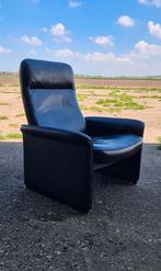 De Sede DS 55 zwart leren Relax fauteuil '80, Ophalen, Zo goed als nieuw, 50 tot 75 cm, Leer