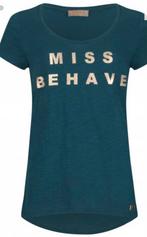 Als nieuw Josh V t shirt groen Miss behave maat L 40, Kleding | Dames, T-shirts, Maat 38/40 (M), Ophalen of Verzenden, Zo goed als nieuw