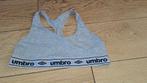 SPLINTERNIEUW ORGINELE UMBRO DAMES MERK SPORT BH
MAAT XL
KLE, UMBRO, Ophalen of Verzenden, Grijs, BH