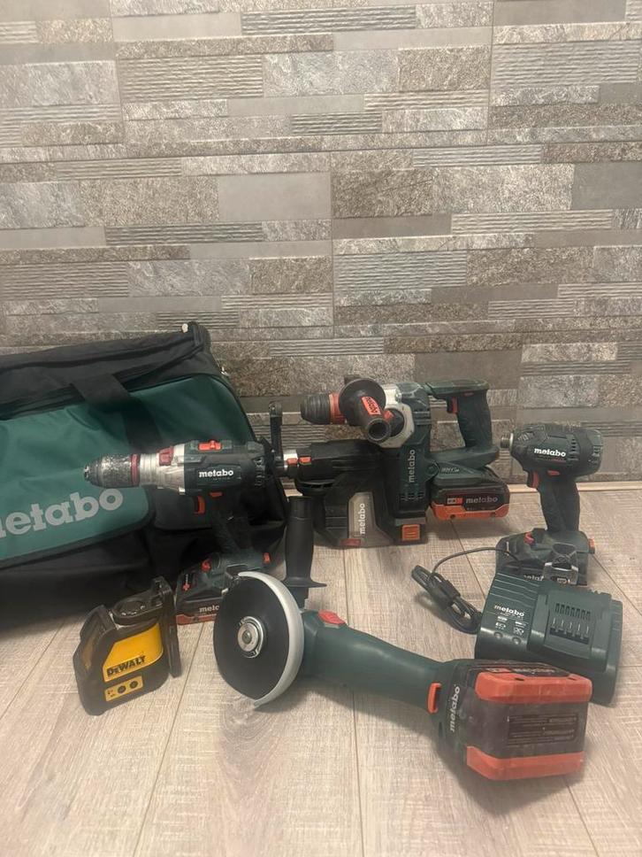 Metabo 18v Set, Doe-het-zelf en Verbouw, Gereedschap | Overige machines, Gebruikt, Ophalen of Verzenden
