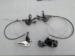 Shimano 105 derailleurs & shifters & crankarm links, Ophalen, Gebruikt, Shimano
