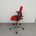Ahrend 262 bureaustoel - rode stof burostoel, Ophalen, Gebruikt, Zwart