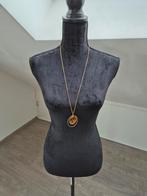 A10 : lange ketting, Sieraden, Tassen en Uiterlijk, Kettingen, Verzenden, Nieuw, Oranje, Goud