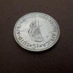 Zuid Afrika 5 Shillings met VOC keerzijde, Verzenden, Zuid-Afrika, Losse munt, Zilver