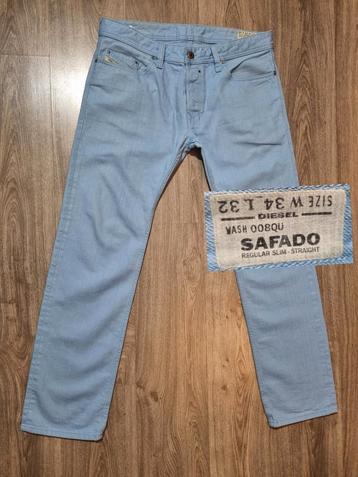 - NIEUWE- Diesel SAFADO W34 L32 * 34x32 slim straight #D3166 beschikbaar voor biedingen