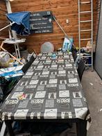 Tuin tafel met 8 stoelen, Tuin en Terras, Ophalen, Gebruikt, Rotan, Meer dan 8 zitplaatsen