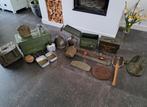 Grote legerspullen verzameling, Verzamelen, Militaria | Algemeen, Ophalen, Landmacht, Overige gebieden, Kist of Geocache