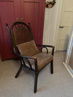 Thonet stoel, vintage bamboe rotan stoel, Riet of Rotan, Bruin, Thonet, Ophalen of Verzenden