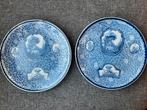 2 Delfts blauwe borden, Ophalen