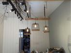 Rustieke hanglamp voor boven de tafel of bar, Ophalen of Verzenden, Zo goed als nieuw, Rustieke, Minder dan 50 cm