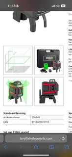 Levelfix CCL210G 2D Lijnlaser Groen, Doe-het-zelf en Verbouw, Meetapparatuur, Ophalen of Verzenden, Zo goed als nieuw, Licht
