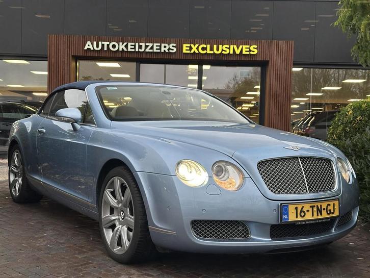 Bentley Continental GTC 6.0 W12 Cabriolet Nederlandse auto,, Auto's, Bentley, Bedrijf, Te koop, Continental GTC, 4x4, Airconditioning