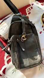 Heren schoudertas van leer, Overige merken, Zwart, Nieuw, Ophalen of Verzenden