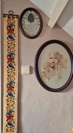 Borduur wandklee Vogel slabbetje Sara Moon lanarte the bride, Antiek en Kunst, Ophalen of Verzenden