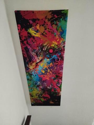 Mooie print op canvas kleur 120 x 40 cm beschikbaar voor biedingen