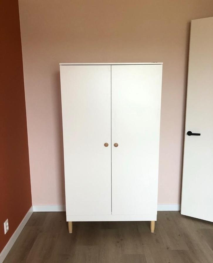 Petit Amélie kinderkast / babykast / kledingkast bocca wit, Kinderen en Baby's, Kinderkamer | Commodes en Kasten, Zo goed als nieuw