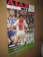 ajax kick off ajax-fc groningen 3-4-2002, Ophalen of Verzenden, Zo goed als nieuw, Ajax, Boek of Tijdschrift