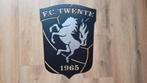 FC Twente-logo - 60x40 cm - RVS 1,5 mm wanddecoratie, Huis en Inrichting, Ophalen of Verzenden