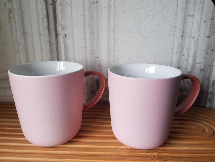 Koffiemokken Hema 280ml Chicago new bone., Huis en Inrichting, Keuken | Servies, Zo goed als nieuw, Kop(pen) en/of Schotel(s)