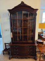 Antieke vitrinekast neo-barok, Ophalen, Gebruikt, 25 tot 50 cm, 50 tot 100 cm