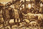 Het oude land van de Auvergne - Maurice Busset (1924), Verzamelen, Verzenden, Voor 1940, Zo goed als nieuw, Prent