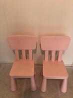 Ikea  zacht roze kinderstoeltjes, Ophalen, Gebruikt, Stoel(en)