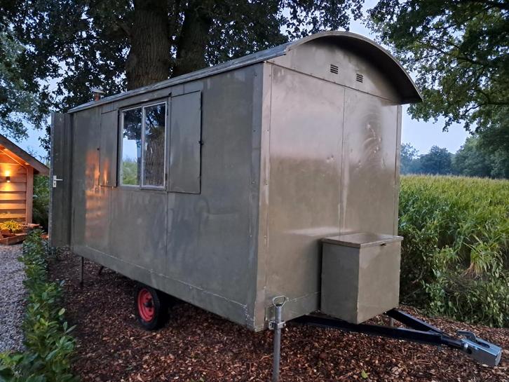 Bouwkeet schaftkeet pipowagen, Doe-het-zelf en Verbouw, Bouwketen en Schaftketen, Ophalen