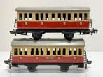 FLM: set van 2 vintage personenrijtuigen voor H0-spoor, Ophalen, Gebruikt, Wagon, Analoog