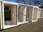 Hardhouten kozijn met 2 schuifdeuren 4 vakken, Ophalen, Nieuw, Buitendeur, Schuifdeur