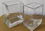 Glazen accubakken, Huis en Inrichting, Minder dan 50 cm, Glas, Ophalen of Verzenden