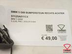 BMW 5 Serie G60 Bumpersteun Rechts Achter 51125A011C4, Gebruikt, Achter, Ophalen of Verzenden, Bumper