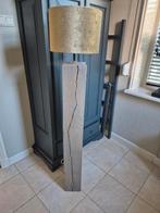 Meerpaal lamp massief eiken houten vloerlamp, Huis en Inrichting, Ophalen, Zo goed als nieuw