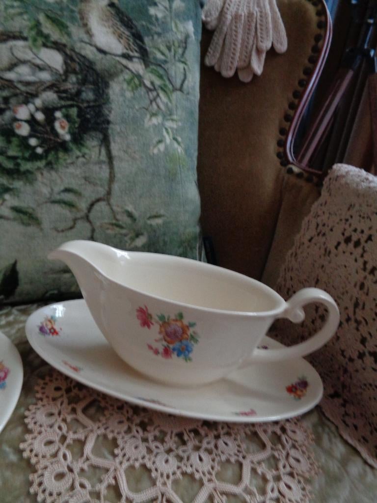 Brocante Sauskom van Regout Model Boudewijn ** Mimosa **, Antiek en Kunst, Ophalen of Verzenden