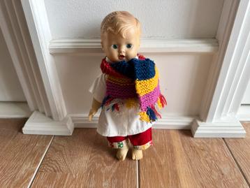 Vintage popje van vrieger - lengte, 26 cm. beschikbaar voor biedingen