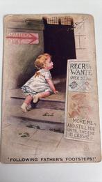 Rekruten gevraagd.In vaders voetstappen,peuter meldt zich, Ophalen of Verzenden, 1920 tot 1940, Ongelopen
