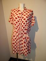 Fabienne Chapot door knoop jurk lipjes print strik ceintuurM