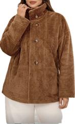 Jas Debbie Bruin (44-52), Kleding | Dames, Grote Maten, Verzenden, Nieuw, Bruin, Jas of Mantel