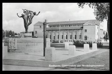 Eindhoven Gemeentehuis Foto Ansichtkaart f-153 jdu Bevrijdin beschikbaar voor biedingen