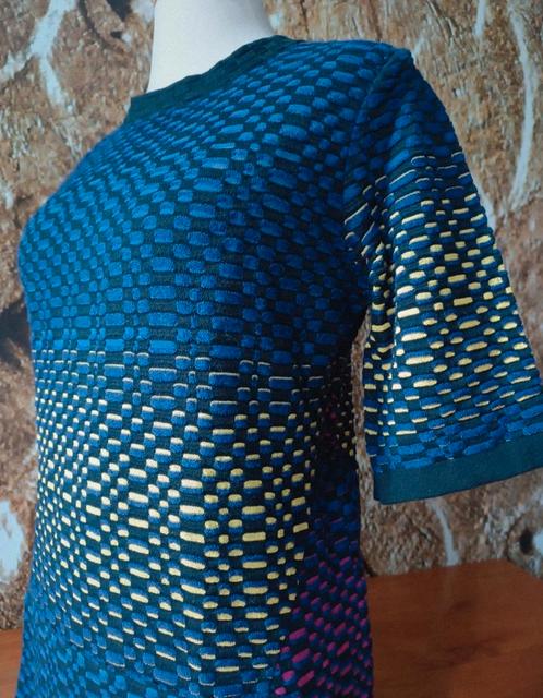 💖Prachtig Missoni gebreide jurk M, Kleding | Dames, Jurken, Zo goed als nieuw, Maat 38/40 (M), Onder de knie, Ophalen of Verzenden