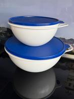 2x setje mengkom, Huis en Inrichting, Keuken | Tupperware, Ophalen of Verzenden, Gebruikt, Wit, Bak of Kom
